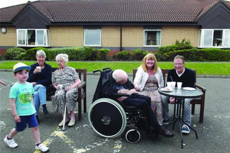 Care home raises hundreds