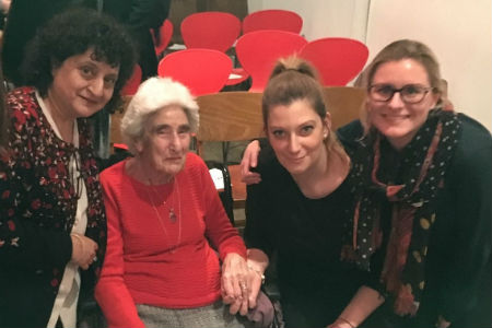 Resident aged 96 makes screen debut