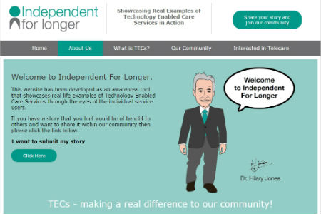 Website offers advice on maintaining independence