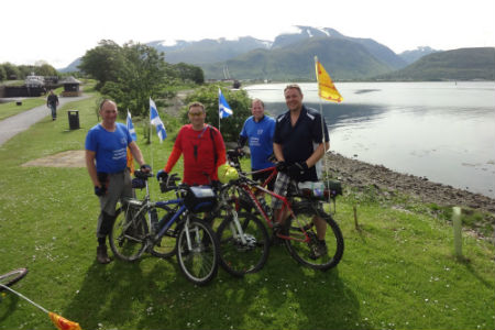 Pedalling posse cycle 220 miles for charity