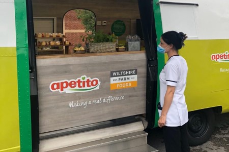 apetito unveils wheels for sampling care home meals 