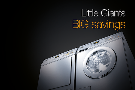 Miele offers big savings on Little Giant washing machines