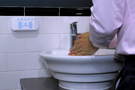 CQC praises Wavewash handwash timer for Covid good practice