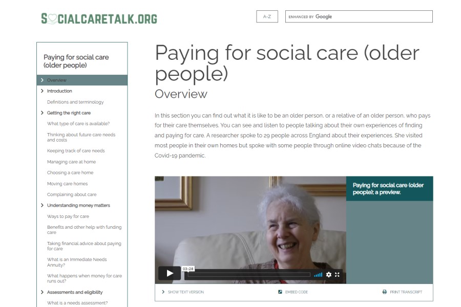 Aston University academic helps launch website on social care funding