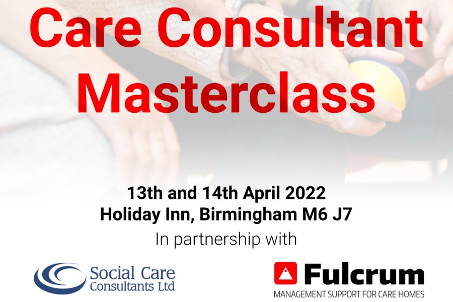 Masterclass to offer career-boosting opportunity in care consultancy