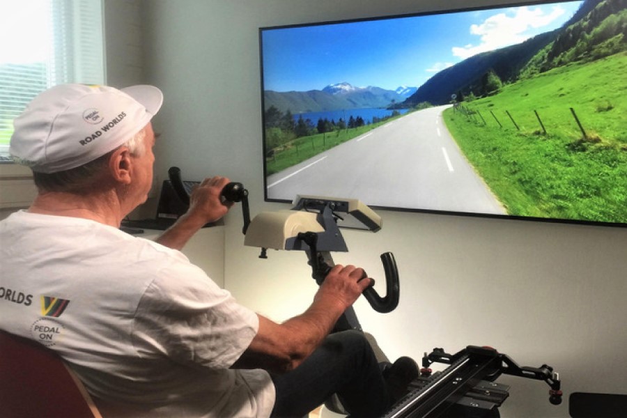 Virtual biking tech breaks cycle of low physical activity and depression