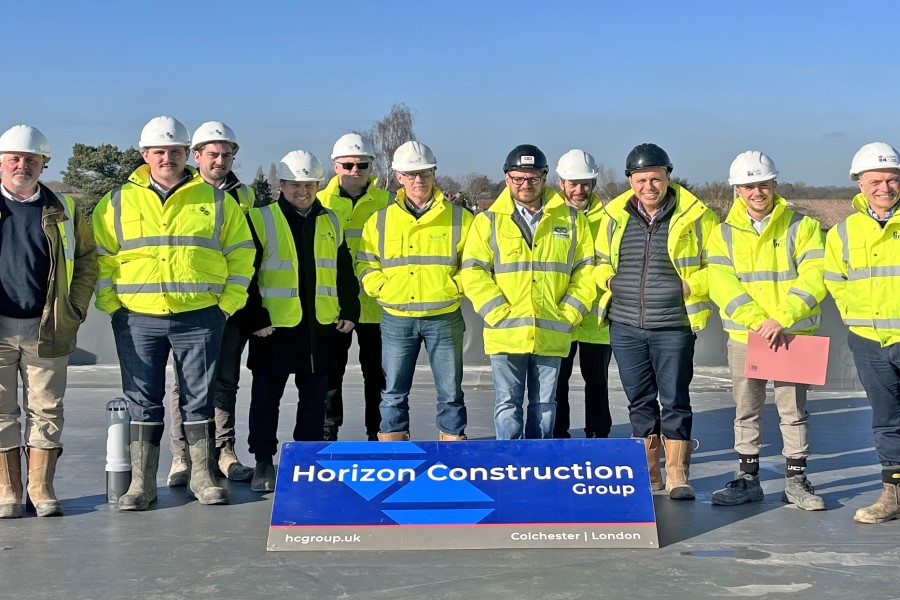 Braintree care home celebrates topping out