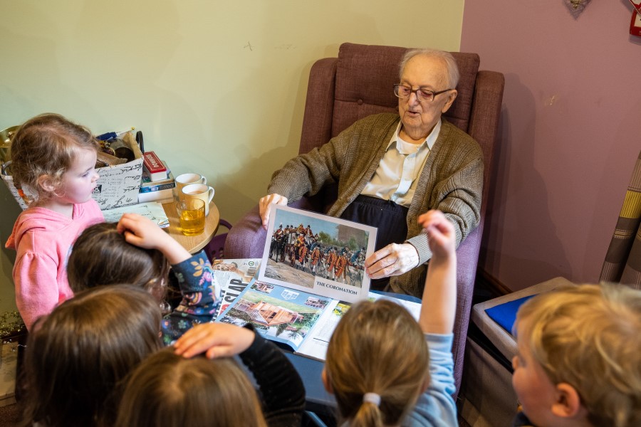 Nottinghamshire home partners with nursery on intergenerational space