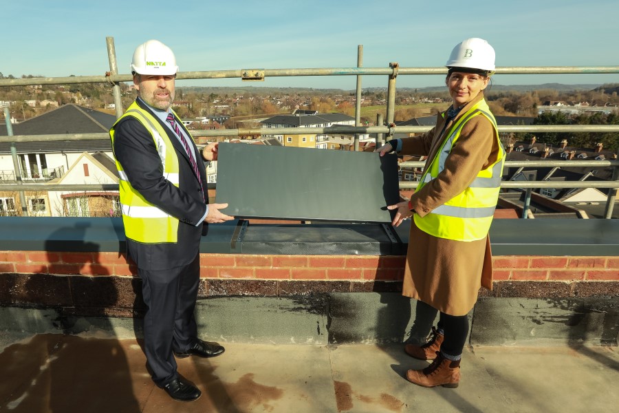 Pepperpot House celebrates topping out