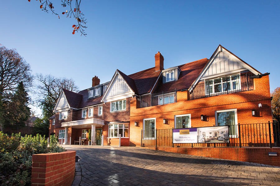 Luxury care in Highgate:  a Signature approach