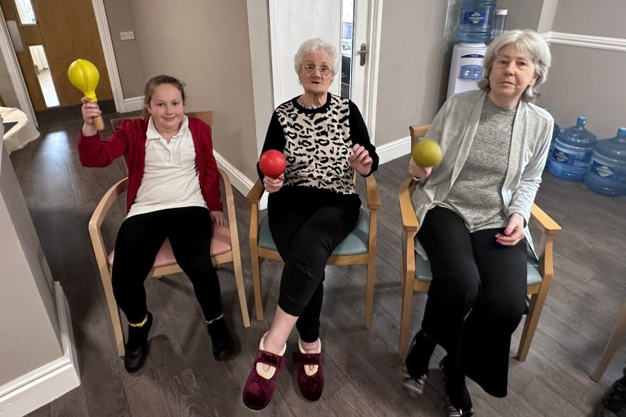 Caerphilly home celebrates Global Intergenerational Week