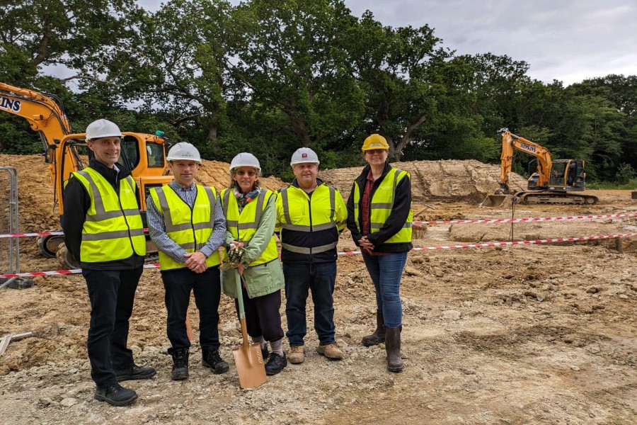 Burgess Hill ground-breaking ceremony for Boutique