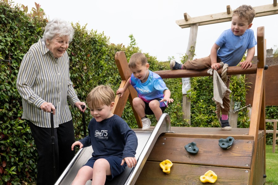 Generations come together at Bath play garden