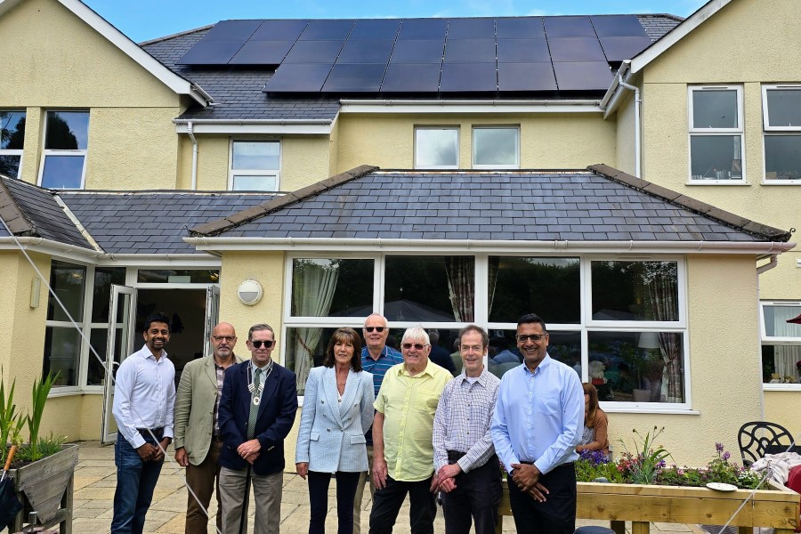 Willow House celebrates installation of solar panels