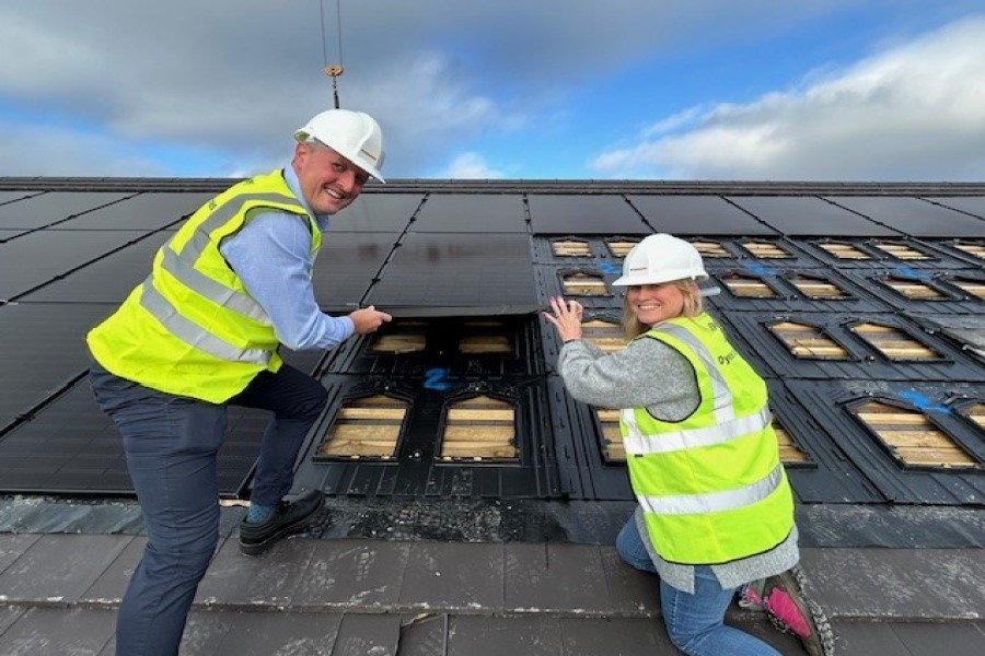 Oyster celebrates Yeovil home topping out