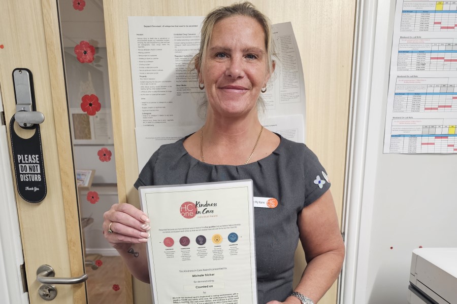 Dunstable home unveils new wellbeing room