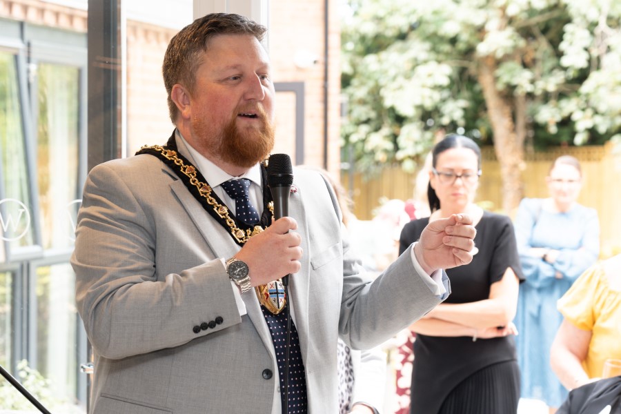 New mayor visits £12m Waterside Care Home in Eccleston